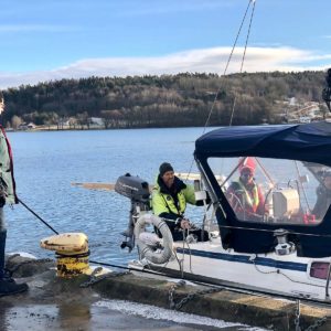 Legge til kai med spring
